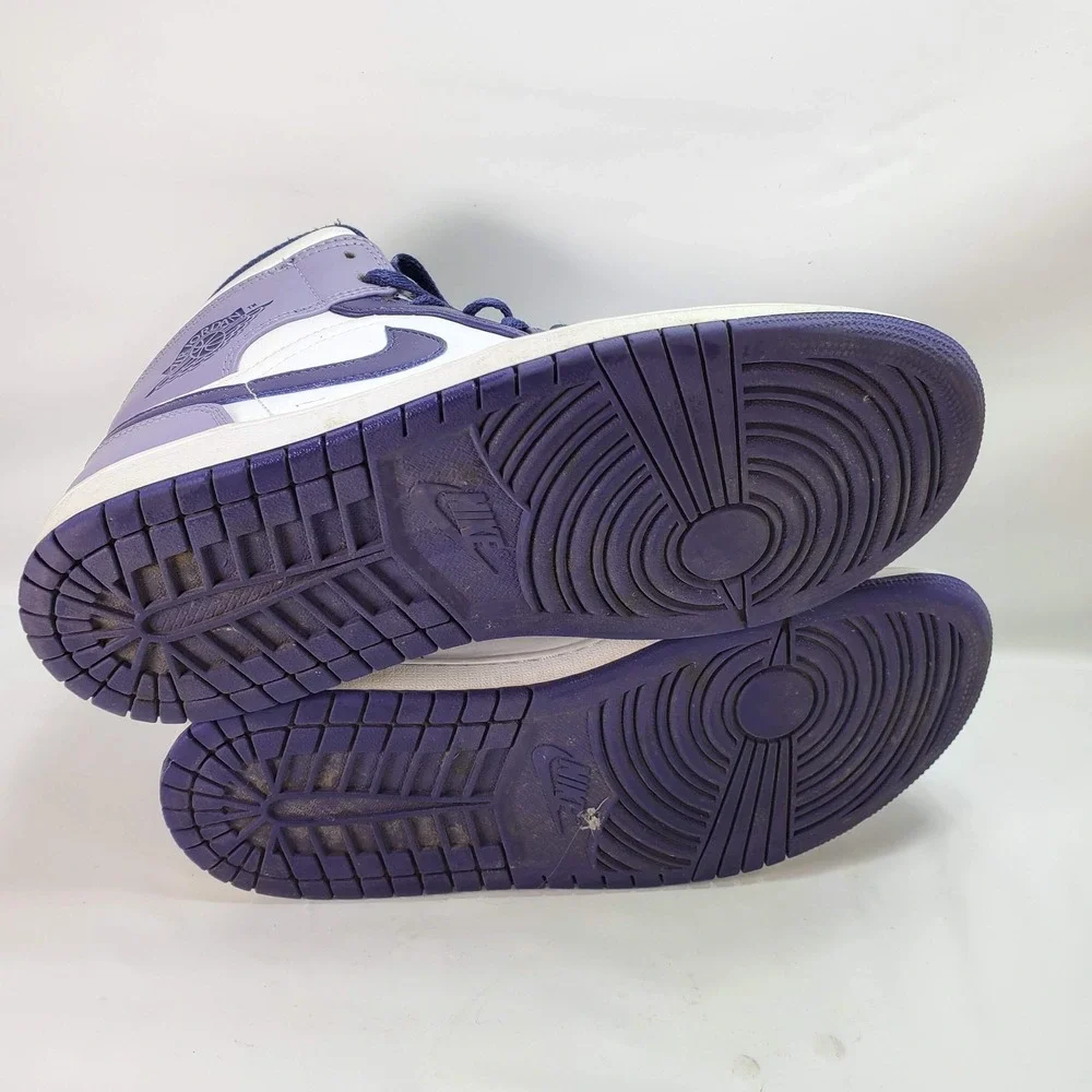 Nike Air Jordan 1 Mid Sky J Purple‎ Men Sz 8 Basketball Sneakers DQ8426-515